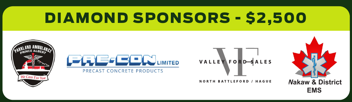 Diamond sponsors - $2,500