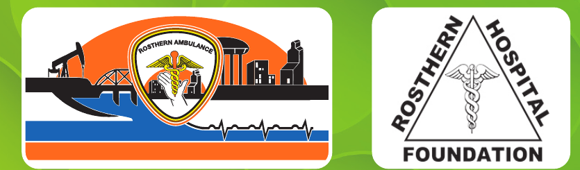 Rosthern Ambulance and Rosthern Hospital Foundation logos